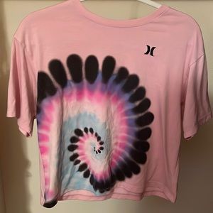 Pink Hurley tee shirt